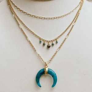 Kendra Scott Gemma Triple Strand Necklace